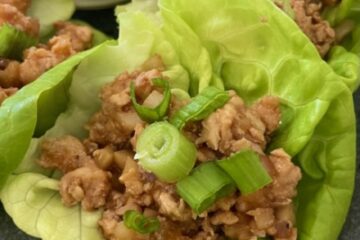 Lettuce Wraps on a plate
