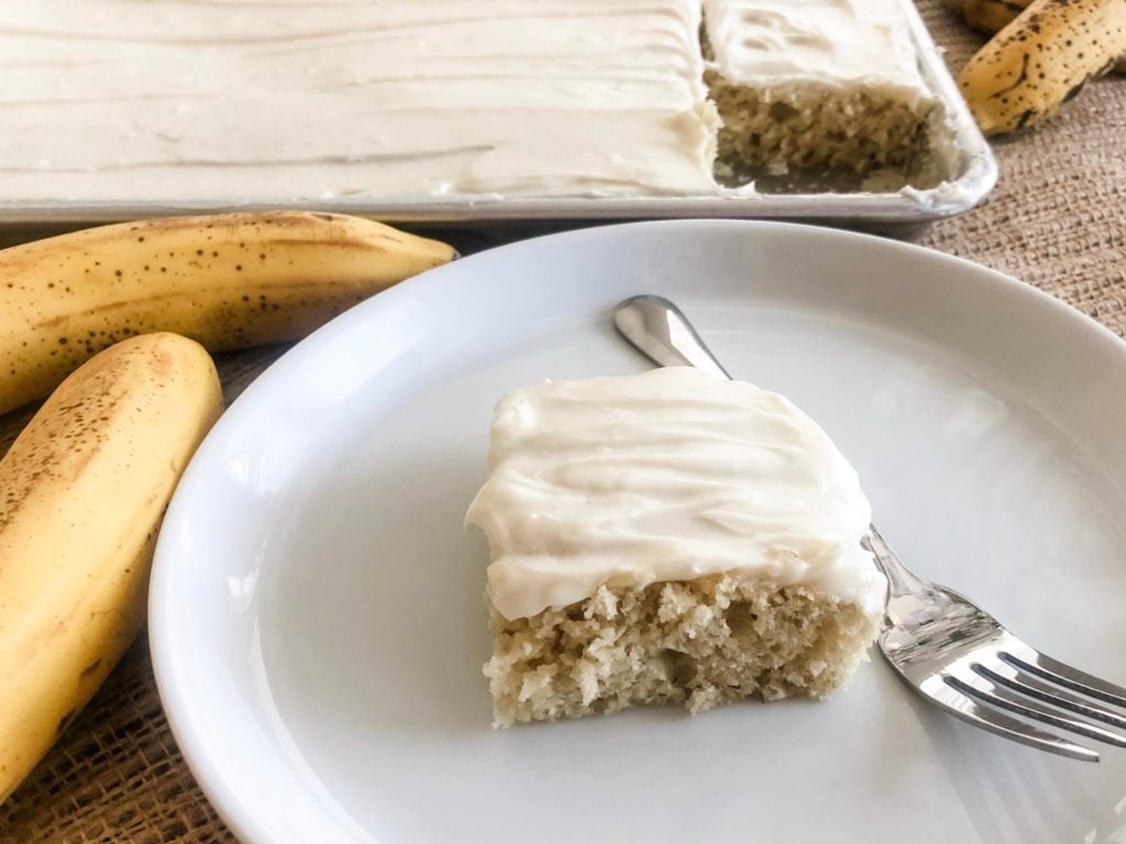 The BEST Banana Bars you will ever eat! Sweet, moist and delicious!