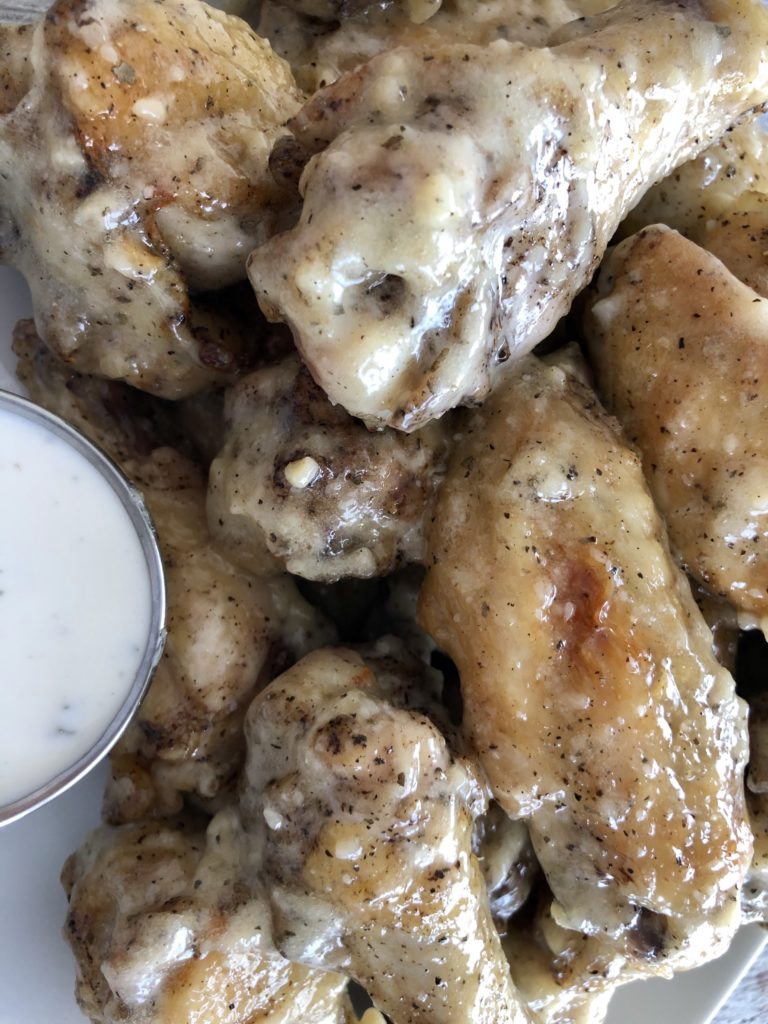 Parmesan Garlic Chicken Wings The Butcher's Wife