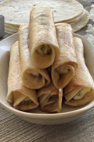 Cream Cheese Jalapeno Taquitos
