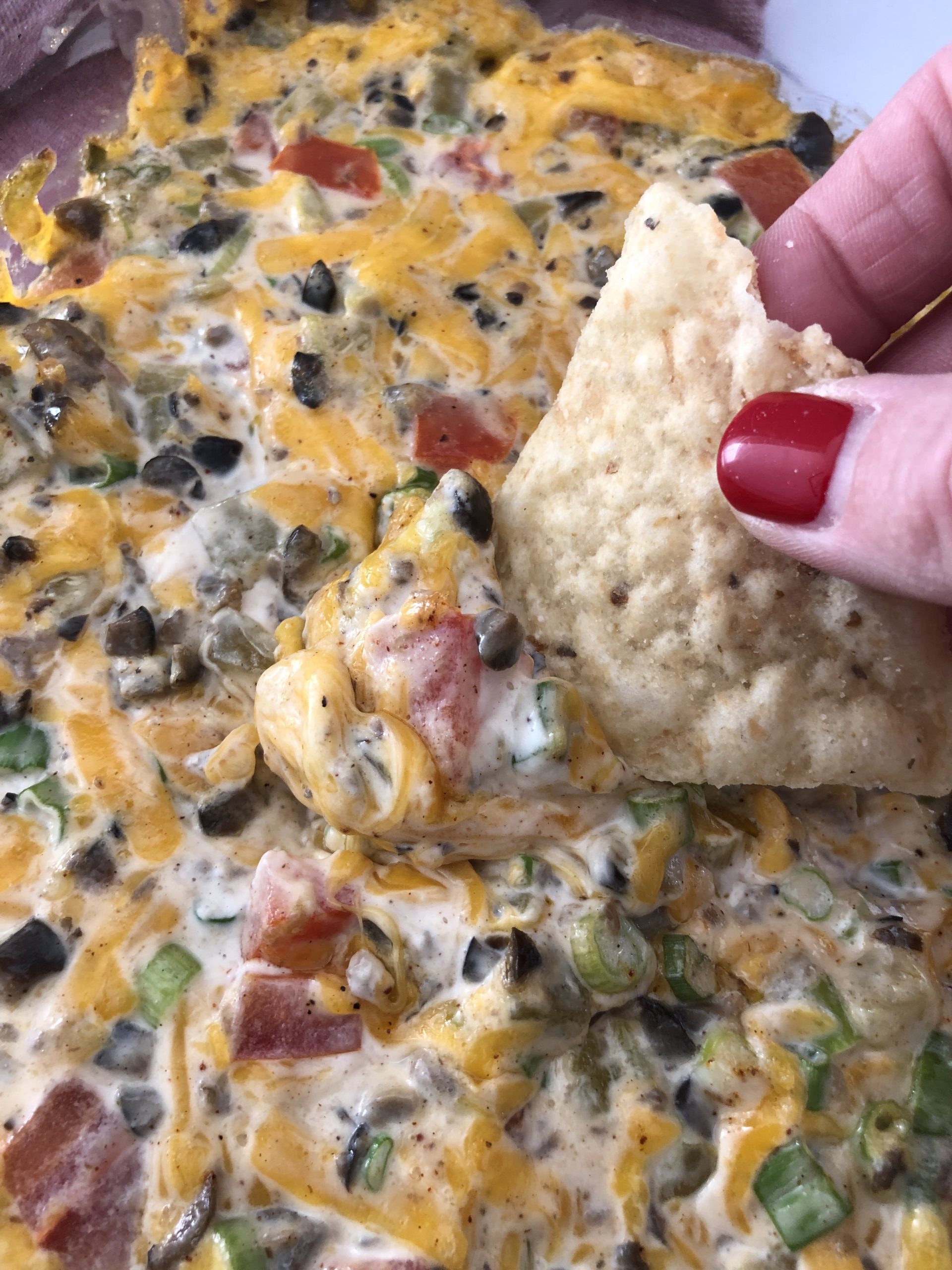 Baked Taco Dip - perfect for game day
