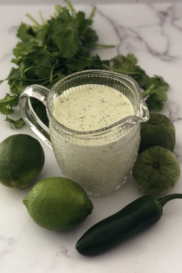 Copycat Tomatillo Ranch Dressing