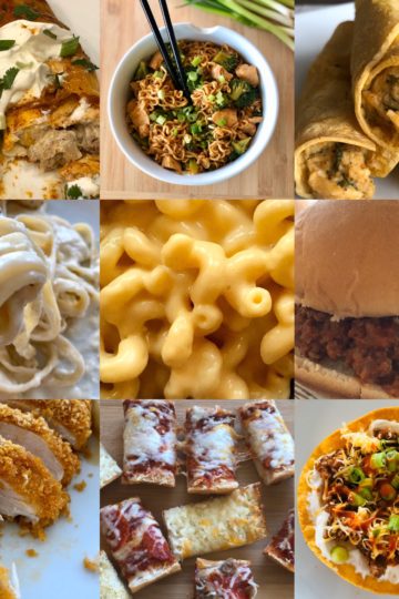 Fast and Easy Meals Recipe Roundup blog post