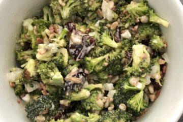 Easy Broccoli Salad with Bacon | The Butcher's Wife