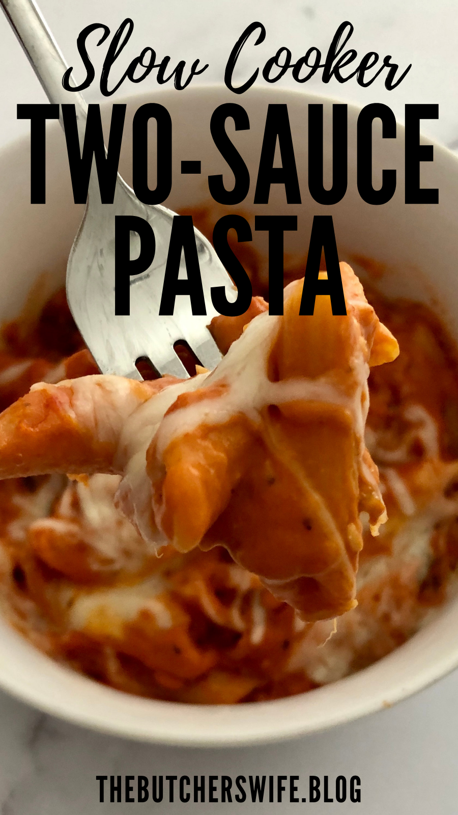 Slow Cooker Two-Sauce Pasta | The Butcher's Wife