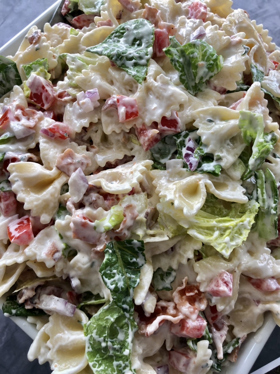 BLT Ranch Pasta Salad | The Butcher's Wife
