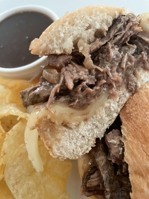 Beef Roast French Dip Sandwiches