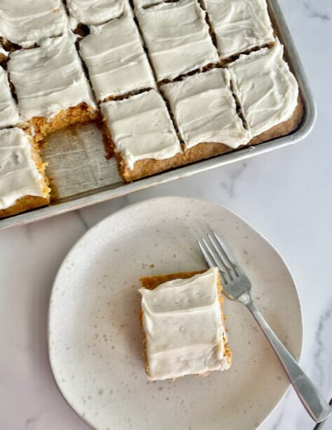 Carrot Cake Bars | The Butcher's Wife